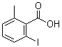 2-Iodo-6-methylbenzoic acid molecular structure (CAS 54811-50-6)