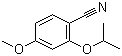 2-Isopropoxy-4-methoxybenzonitrile molecular structure (CAS 548472-47-5)