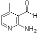 2-Amino-4-methyl-3-pyridinecarboxaldehyde molecular structure (CAS 54856-60-9)