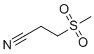 structure of CAS# 54863-37-5, Dapansutrile;3-methylsulfonylpropanenitrile