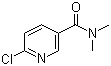 6-氯-N,N-二甲基烟酰胺分子结构 (CAS 54864-83-4)