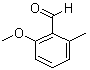 structure of CAS# 54884-55-8, 2-Methoxy-6-methylbenzaldehyde;6-Methoxy-2-methylbenzaldehyde