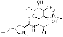 Clindamycin 4-phosphate molecular structure (CAS 54887-30-8)