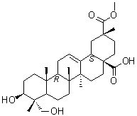 Phytolaccagenic acid molecular structure (CAS 54928-05-1)