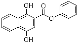 Phenyl 1,4-dihydroxy-2-naphthoate molecular structure (CAS 54978-55-1)
