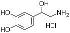 structure of CAS# 55-27-6, DL-Norepinephrine hydrochloride;DL-alpha-(Aminomethyl)-3,4-dihydroxybenzyl alcohol