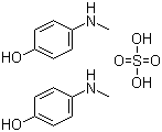 structure of CAS# 55-55-0, 4-Methylaminophenol sulfate;4-(Methylamino)phenol sulfate (2:1 salt)