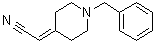(1-Benzyl-4-piperidinylidene)acetonitrile molecular structure (CAS 55022-82-7)