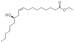 Ethyl ricinoleate molecular structure (CAS 55066-53-0)