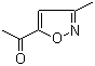 3-甲基-5-乙酰基异恶唑分子结构 (CAS 55086-61-8)