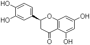 structure of CAS# 552-58-9, Eriodictyol;(S)-2-(3,4-Dihydroxyphenyl)-2,3-dihydro-5,7-dihydroxy-4-benzopyrone