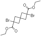 2,6-二溴螺[3.3]庚烷-2,6-二甲酸二乙酯分子结构 (CAS 55249-70-2)