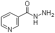 Nicotinic hydrazide molecular structure (CAS 553-53-7)