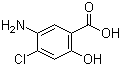 5-Amino-4-chlorosalicylic acid molecular structure (CAS 55302-98-2)