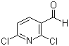 structure of CAS# 55304-73-9, 2,6-Dichloropyridine-3-carbaldehyde;2,6-Dichloronicotinaldehyde