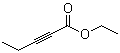 structure of CAS# 55314-57-3, 2-Pentynoic acid ethyl ester;Ethyl 2-pentynoate; NSC 190964