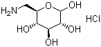 6-Amino-6-deoxy-D-glucose hydrochloride molecular structure (CAS 55324-97-5)