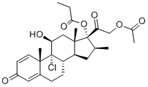 倍氯米松二丙酸酯 EP 杂质B分子结构 (CAS 5534-08-7)