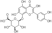 structure of CAS# 55366-56-8, Gossypetin 8-O-beta-D-glucuronide