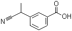 structure of CAS# 5537-71-3, m-(1-Cyanoethyl)benzoic acid;3-(1-Cyanoethyl)benzoic acid