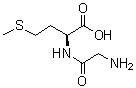 甘氨酰-L-蛋氨酸分子结构 (CAS 554-94-9)