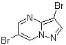 3,6-Dibromopyrazolo[1,5-a]pyrimidine molecular structure (CAS 55405-68-0)
