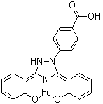 Deferasirox Fe3+ chelate molecular structure (CAS 554435-83-5)