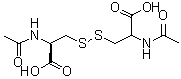 structure of CAS# 5545-17-5, N,N'-Diacetyl-L-cystine;N,N'-Diacetylcystine; NSC 203780