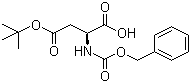 N-Cbz-L-Aspartic acid 4-tert-butyl ester molecular structure (CAS 5545-52-8)