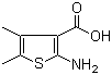 4,5-二甲基-2-氨基噻吩-3-甲酸分子结构 (CAS 55502-96-0)