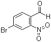 4-Bromo-2-nitrobenzaldehyde molecular structure (CAS 5551-12-2)
