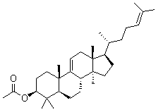 Parkeol acetate molecular structure (CAS 55570-91-7)
