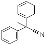 2,2-二苯基丙腈分子结构 (CAS 5558-67-8)