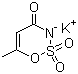 structure of CAS# 55589-62-3, Acesulfame potassium;6-Methyl-1,2,3-oxathiazin-4(3H)-one 2,2-dioxide potassium salt