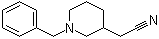structure of CAS# 5562-20-9, 1-Benzyl-3-piperidineacetonitrile