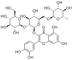 Quercetin 3-O-beta-D-2-glucosyl-rutinoside molecular structure (CAS 55696-55-4)