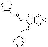 3,5-二-O-苄基-1,2-O-异丙亚基-alpha-D-核糖分子结构 (CAS 55735-86-9)
