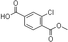 3-Chloro-4-methoxycarbonylbenzoic acid molecular structure (CAS 55737-77-4)