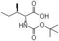 Boc-D-Allo-isoleucine molecular structure (CAS 55780-90-0)