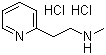 结构式 CAS# 5579-84-0, 盐酸倍他司汀; N-甲基-2-吡啶乙胺二盐酸盐