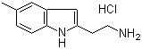 5-Methyl-1H-indole-2-ethanamine hydrochloride molecular structure (CAS 55795-89-6)