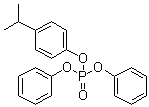 structure of CAS# 55864-04-5, 4-Isopropylphenyl diphenyl phosphate;Diphenyl 4-isopropylphenyl phosphate; p-Isopropylphenyl diphenyl phosphate