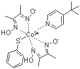 (Benzenethiolato-S)(4-tert-butylpyridine-N)bis(dimethylglyoximato-N,N')cobalt(III) molecular structure (CAS 55886-71-0)