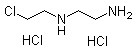 structure of CAS# 5590-29-4, N-(2-Chloroethyl)-1,2-ethanediamine dihydrochloride