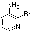 4-氨基-3-溴哒嗪分子结构 (CAS 55928-84-2)