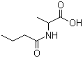 2-Butyrylaminopropionic acid molecular structure (CAS 55930-29-5)