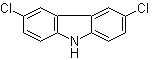 3,6-二氯咔唑分子结构 (CAS 5599-71-3)