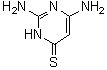 2,6-Diamino-4(3H)-pyrimidinethione molecular structure (CAS 56-08-6)