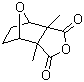 structure of CAS# 56-25-7, Cantharidin;Dimethyl-3,6-epoxyperhydrophthalic anhydride; (1R,2S,3R,6S)-1,2-Dimethyl-3,6-epoxycyclohexane-1,2-dicarboxylic anhydride