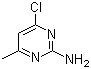 2-Amino-4-chloro-6-methylpyrimidine molecular structure (CAS 5600-21-5)